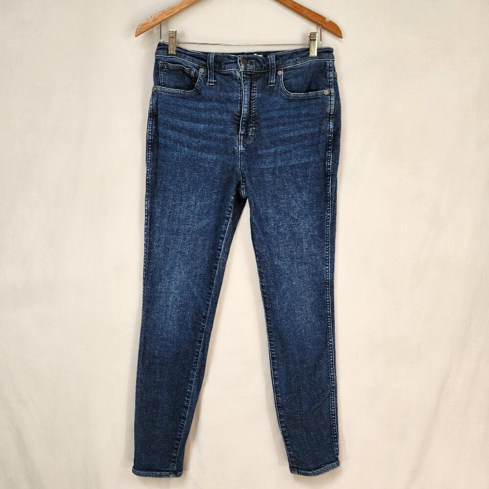 Madewell 10" High Rise Skinny Womens Denim Jeans Size 29 Stretch Blue Pants